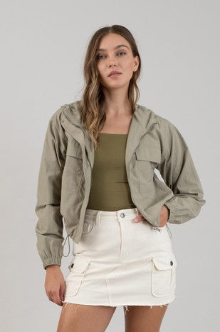 ZIP UP WINDBREAKER