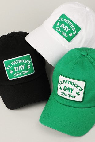 ST. Patrick's Day Embroidery Patch Baseball Cap