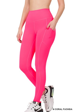 ATHLETIC WIDE WAISTBAND FULL LENGTH LEGGINGS