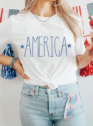 AMERICA STAR GRAPHIC TSHIRTS