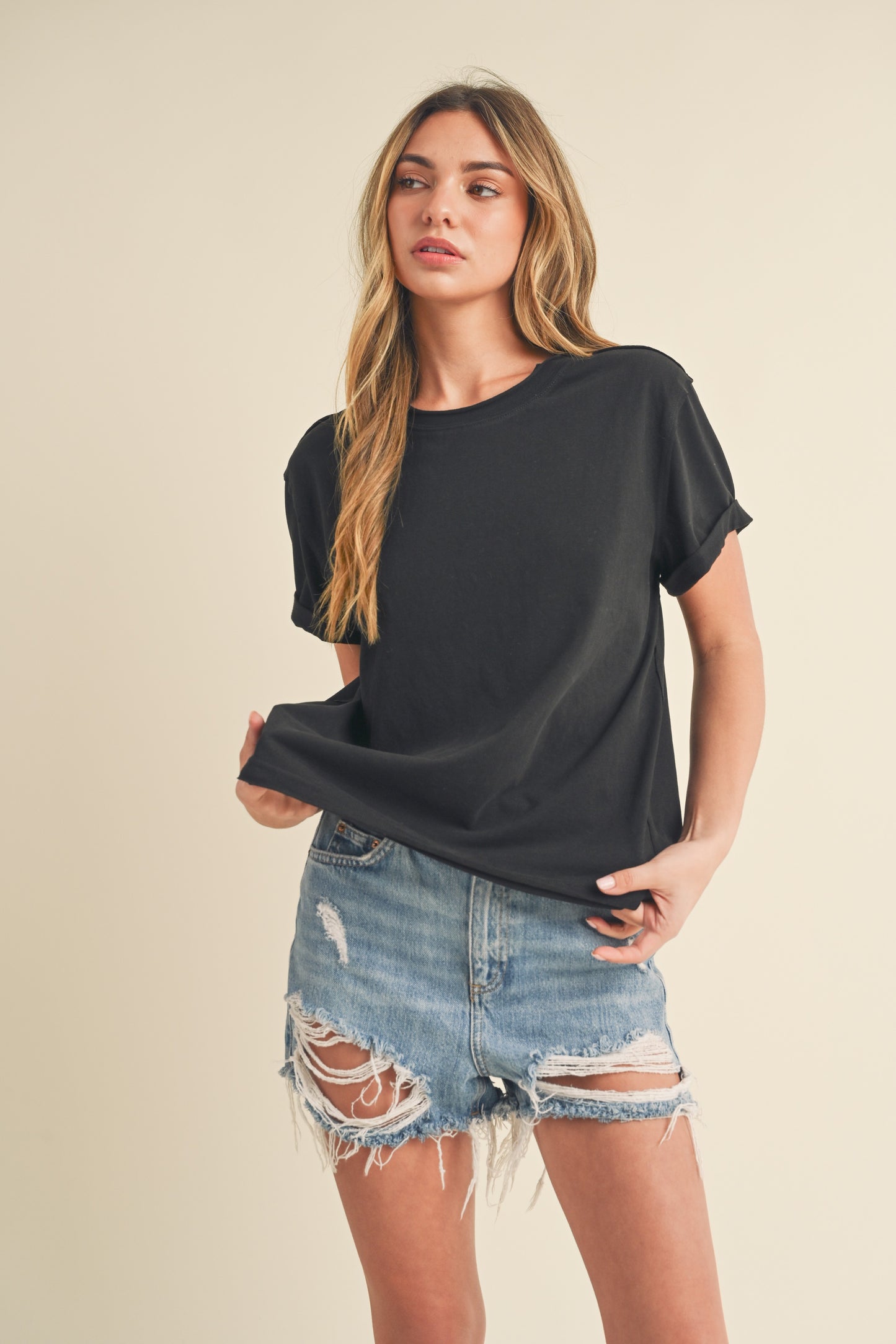 Mali Baby Tee Short Sleeve Top