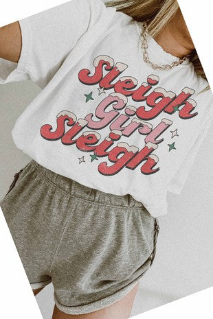 SLEIGH GIRL SLEIGH GRAPHIC TEE