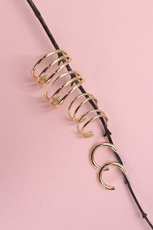 SINGLE DOUBLE TRIPLE WIRE HOOP SET