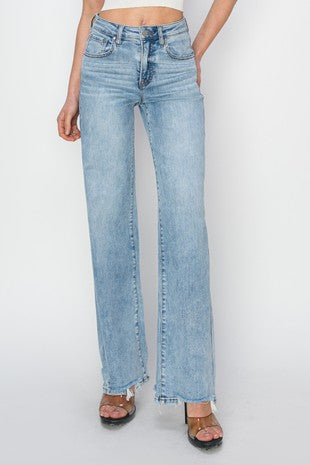 HIGH RISE WIDE LEG JEANS