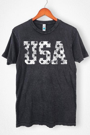 Distressed Usa Graphic Vintage Tee