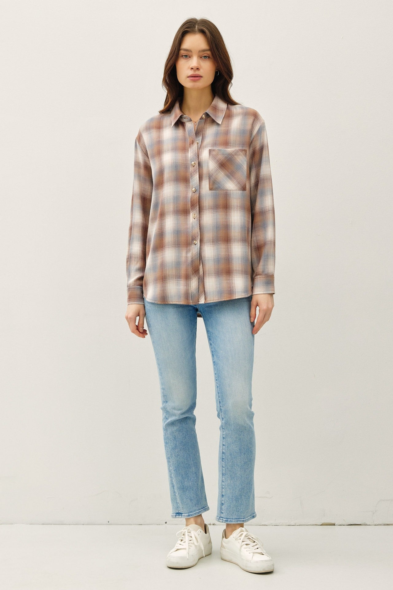 Cambell Plaid Boxy Shirt
