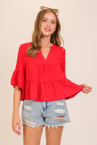 Self Tie Strap Airflow Game Day Cami Top