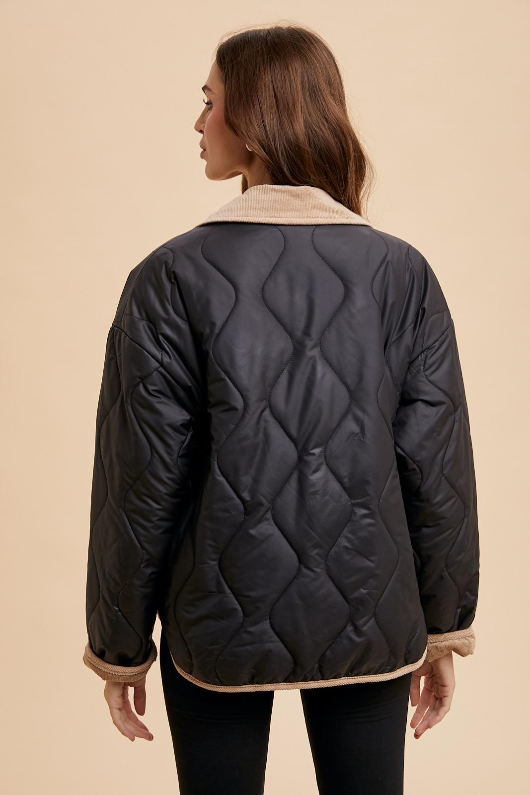 REVERSIBLE QUILTED JACKET